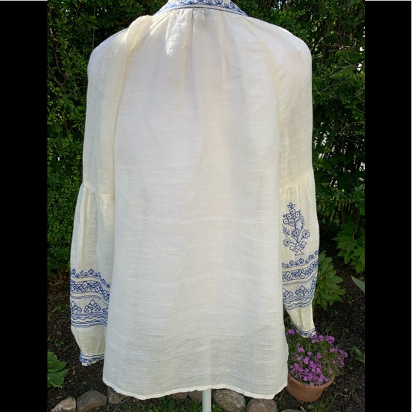 Lucky Brand Embroidered Blouse - Picture 9 of 12